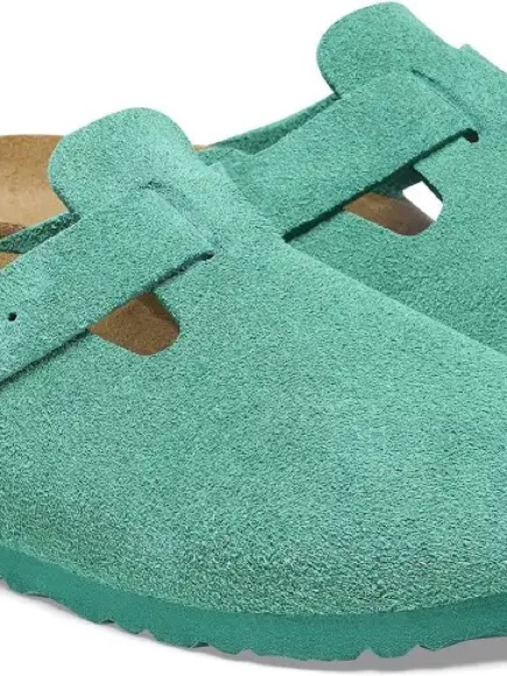 Birkenstock Clogs Suede Digital Green